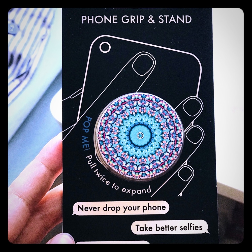Phone grip and stand